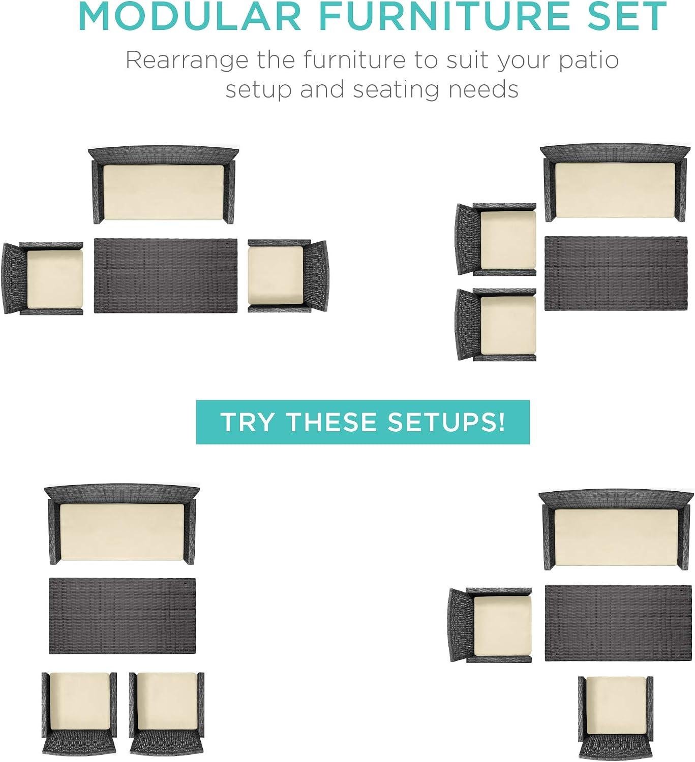 My Take: Best Choice 4-Piece Wicker Patio Set