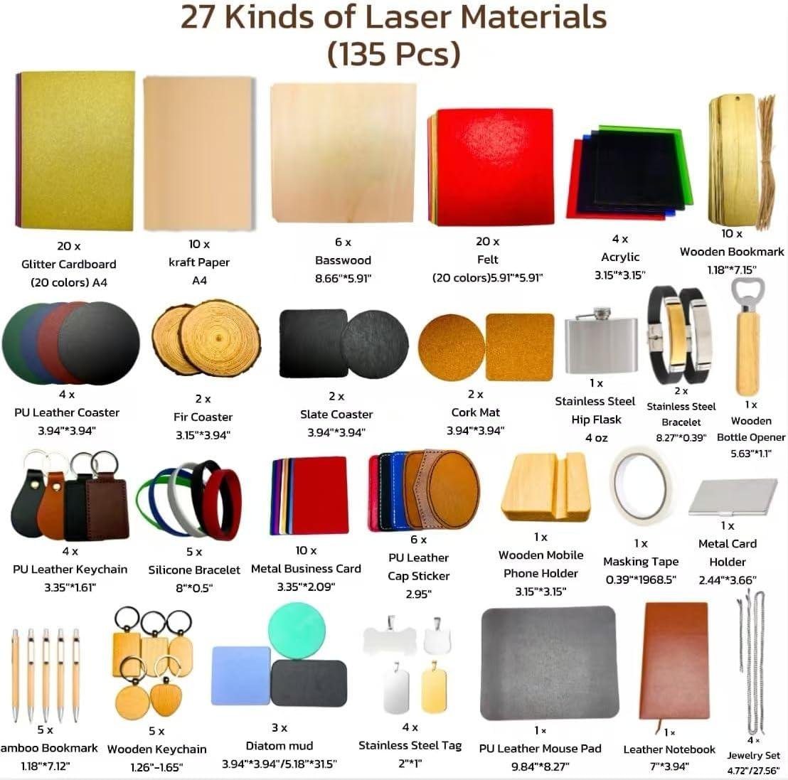 Mroy mio Laser Engraver Blanks Kit Review: Our Shop?