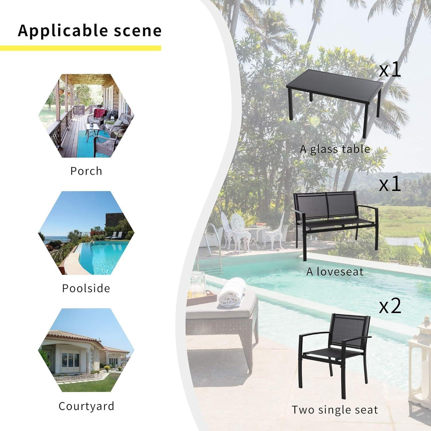 My Take on the Shintenchi 4-Piece Patio Set (Black)