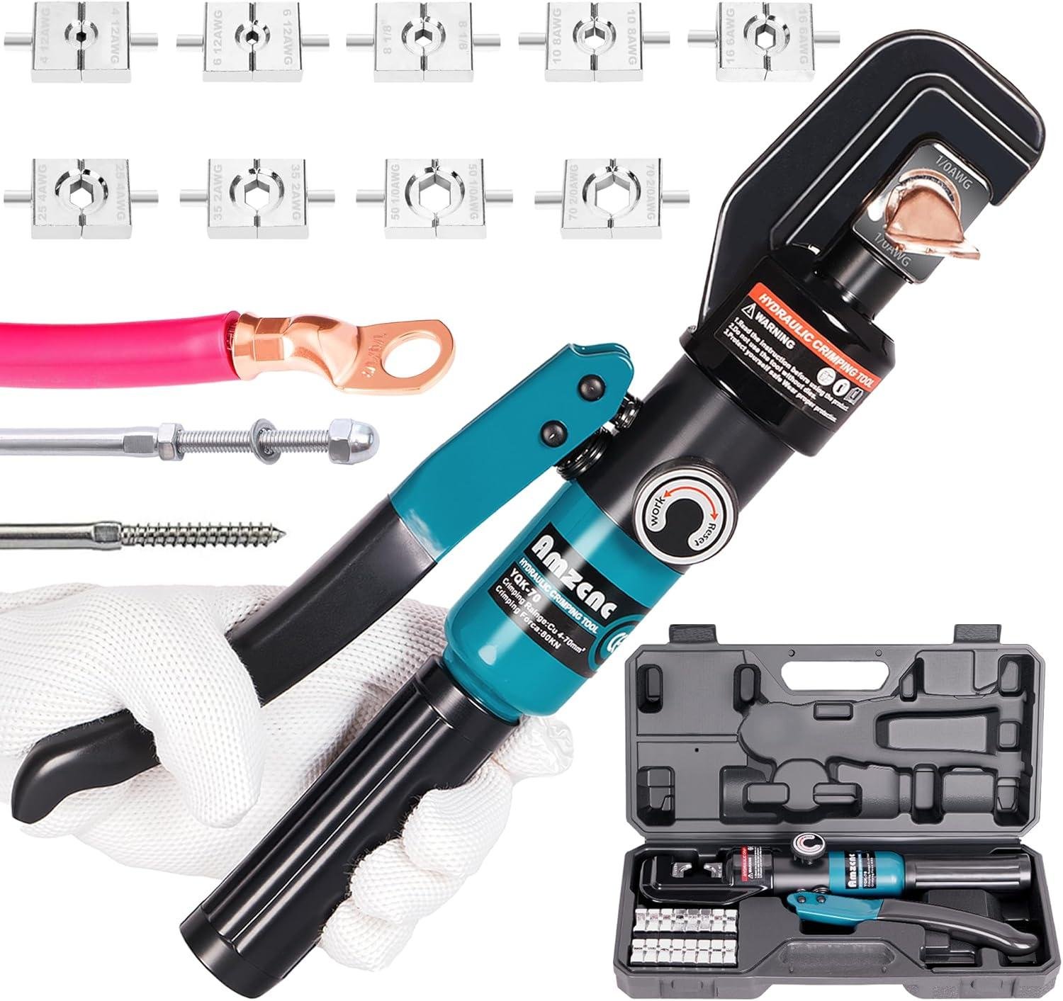 10-Ton Hydraulic Cable Crimper Review: Our Shop Fit?