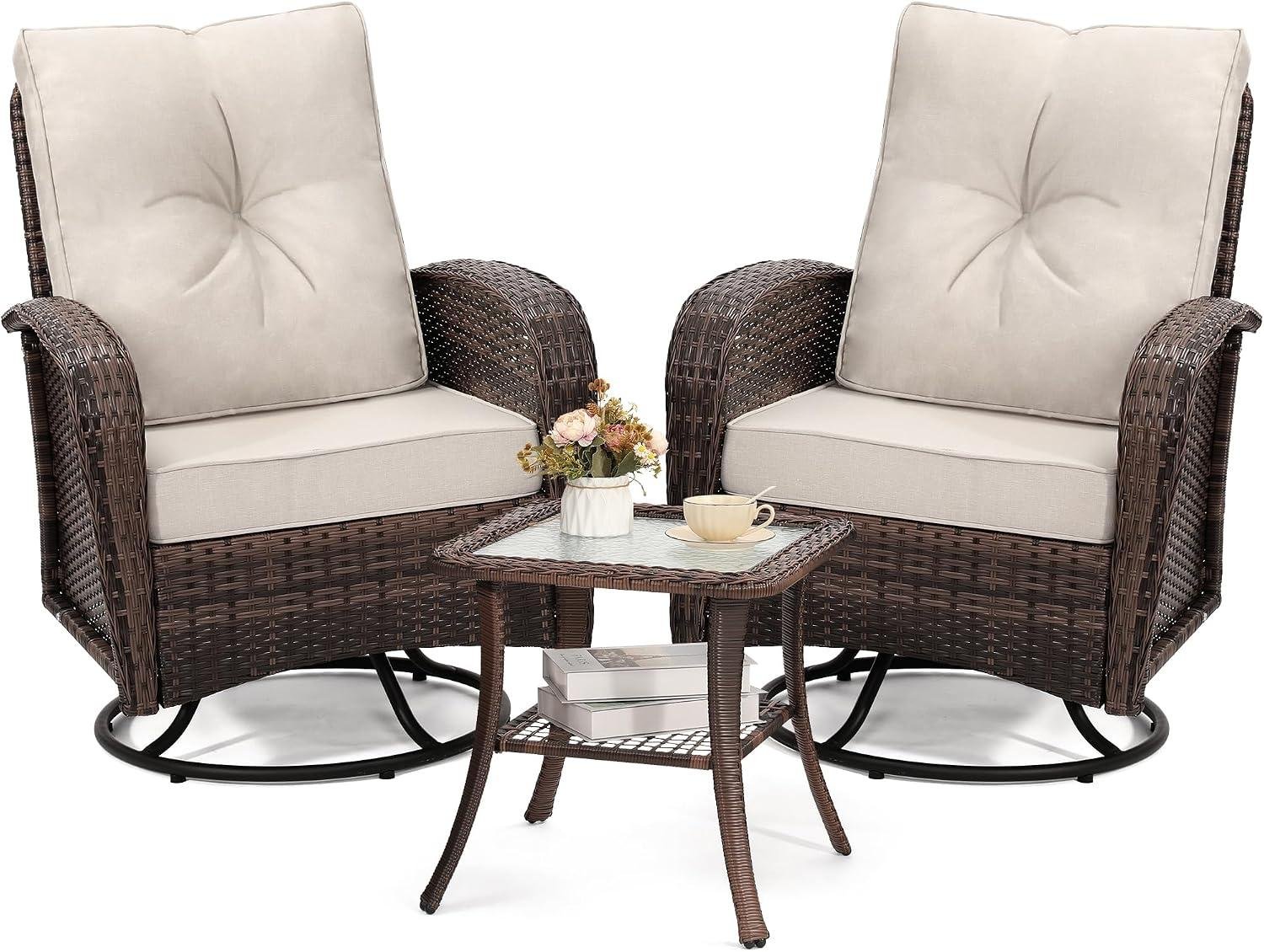 My Take on wildformers Swivel Glider Chair Set