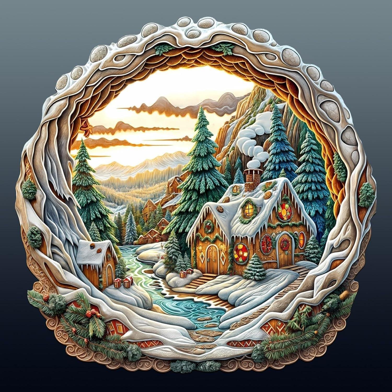 Christmas Snow House Jigsaw Review: Fit Our Shop?