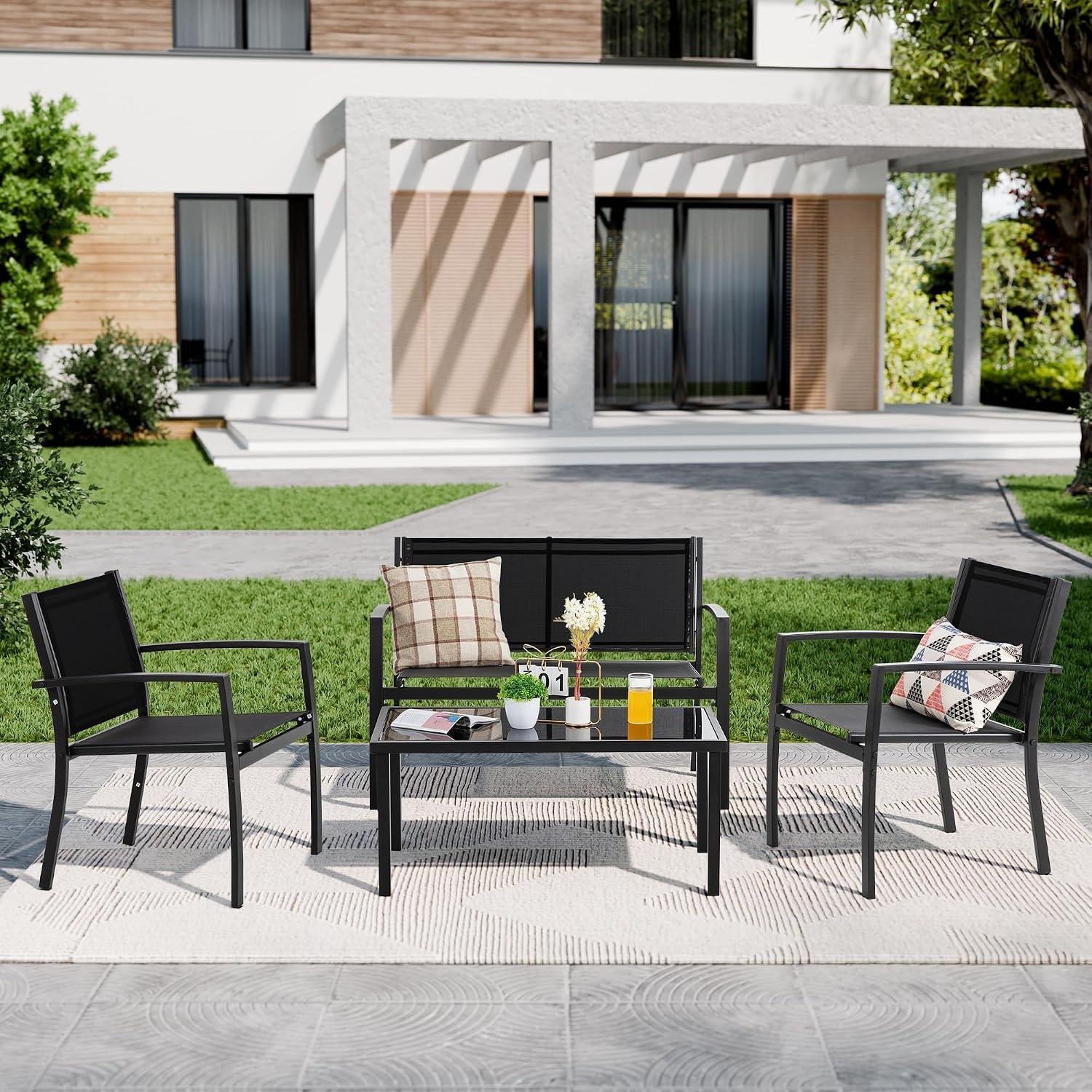 My Take on the Shintenchi 4-Piece Patio Set (Black)