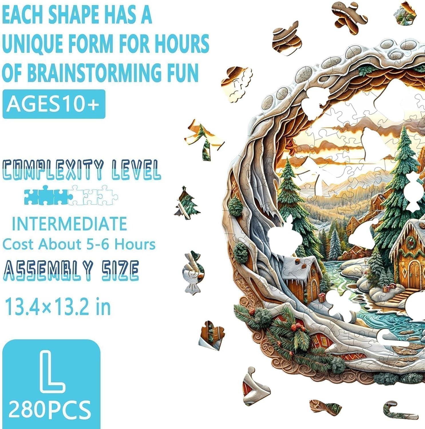 Christmas Snow House Jigsaw Review: Fit Our Shop?