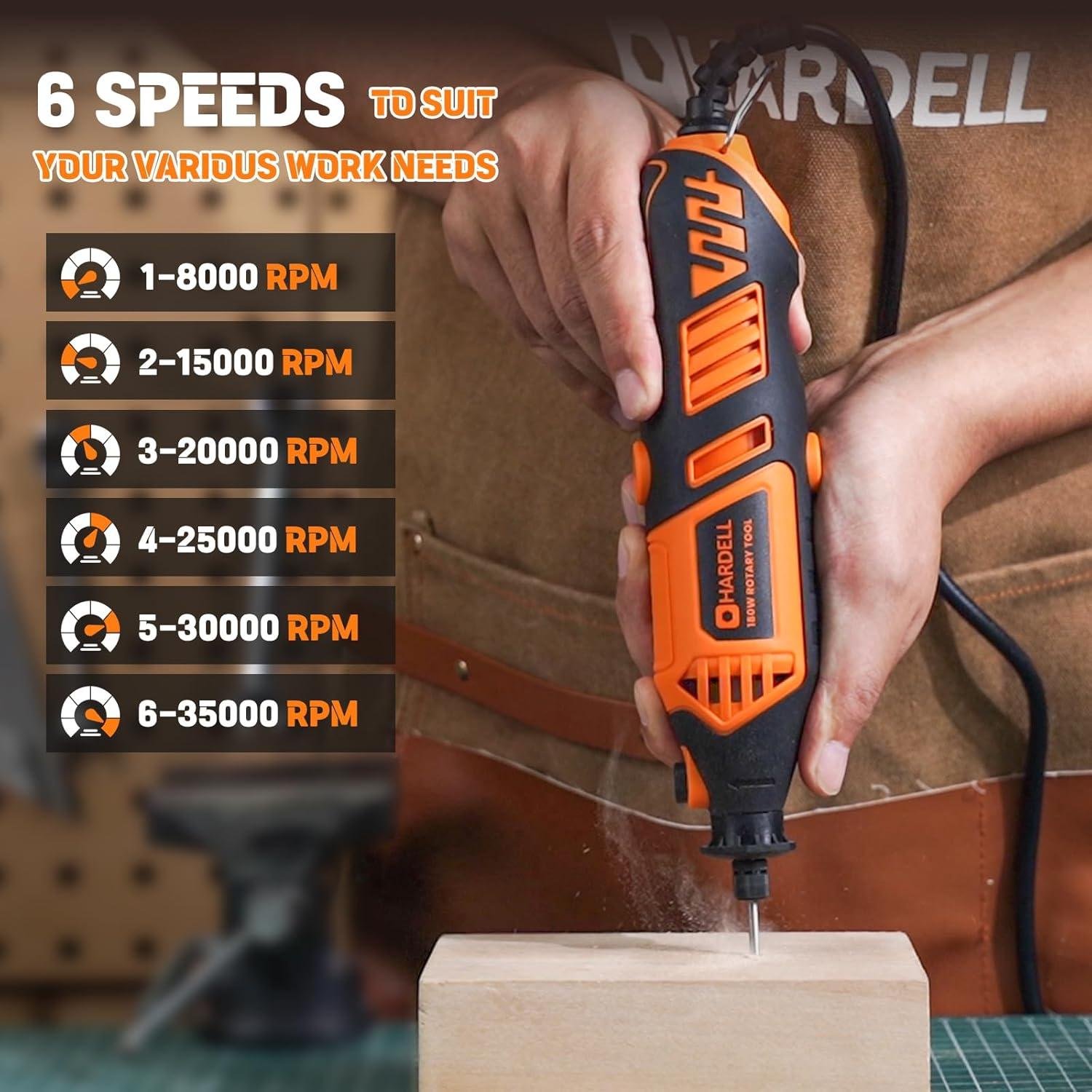 HARDELL 180W Rotary Tool Review: Right for Our Shop?