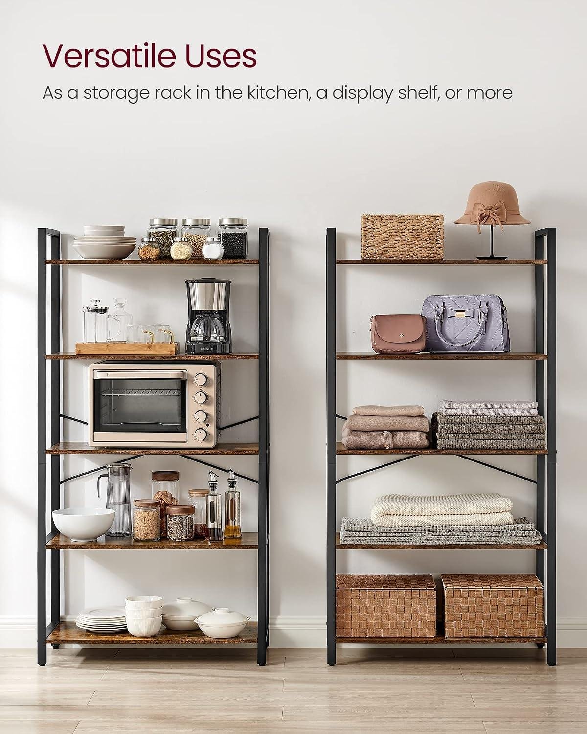 VASAGLE 5-Tier Shelf Review: Right Shop Storage?