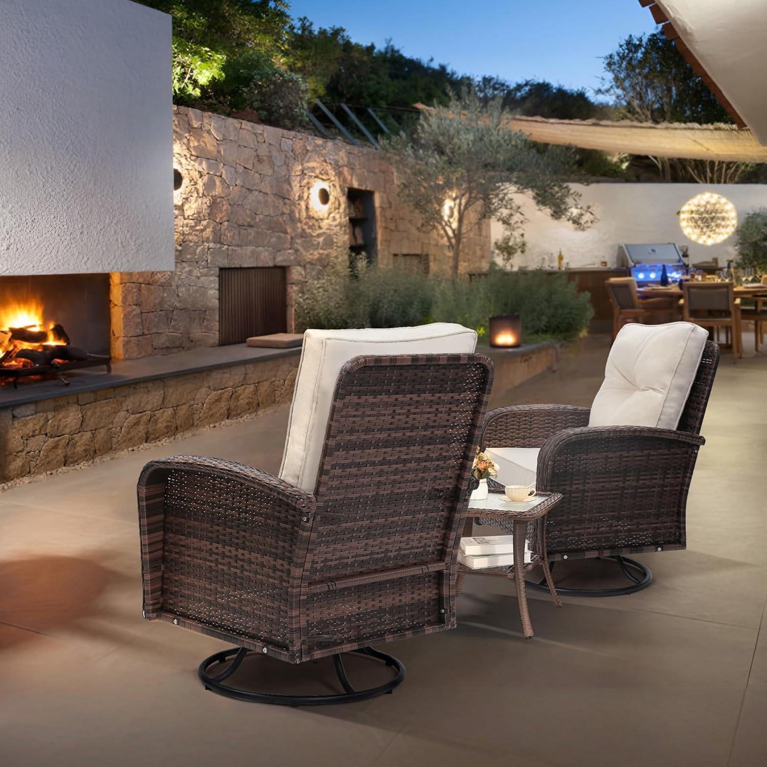 My Take on wildformers Swivel Glider Chair Set