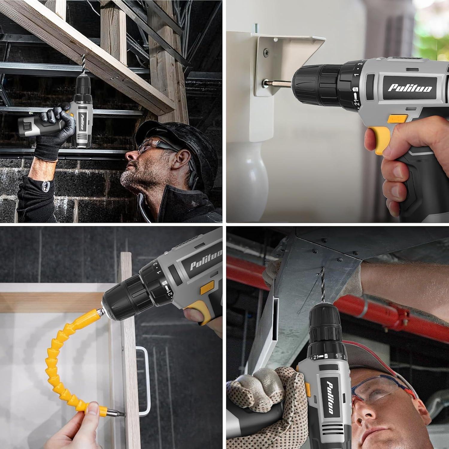 PULITUO 12V Cordless Drill Kit Review: Our Shop Fit?