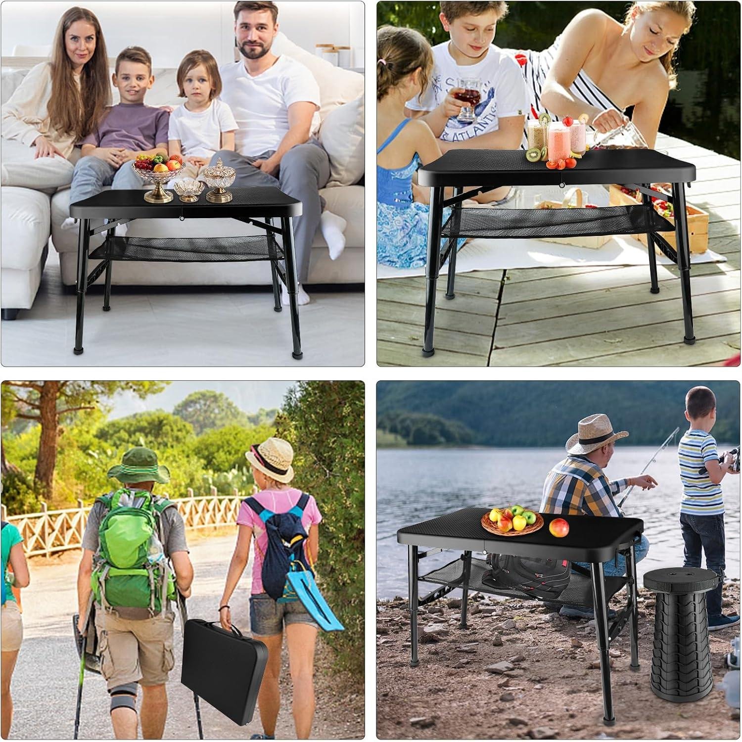 My Take on This 4-Foot Folding Table & Stool Set