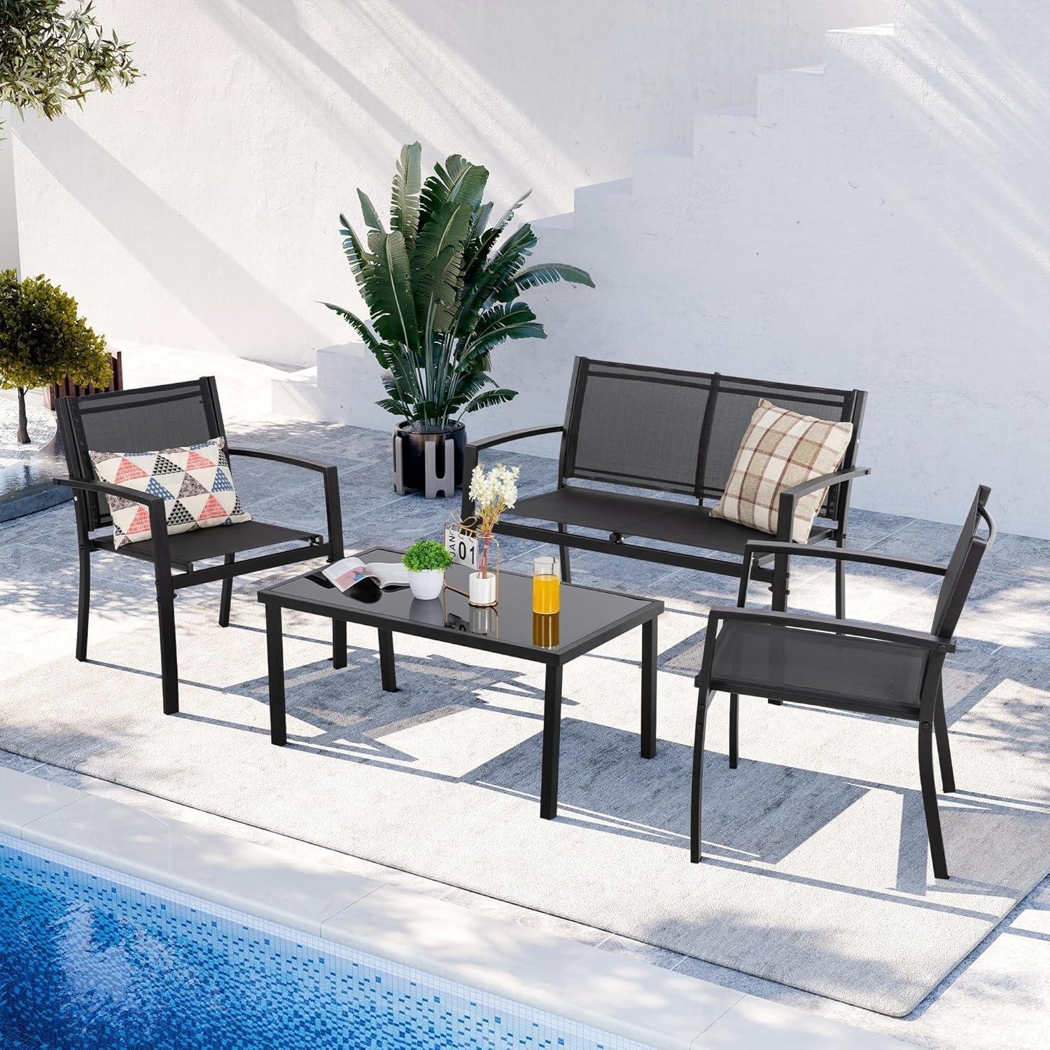 My Take on the Shintenchi 4-Piece Patio Set (Black)