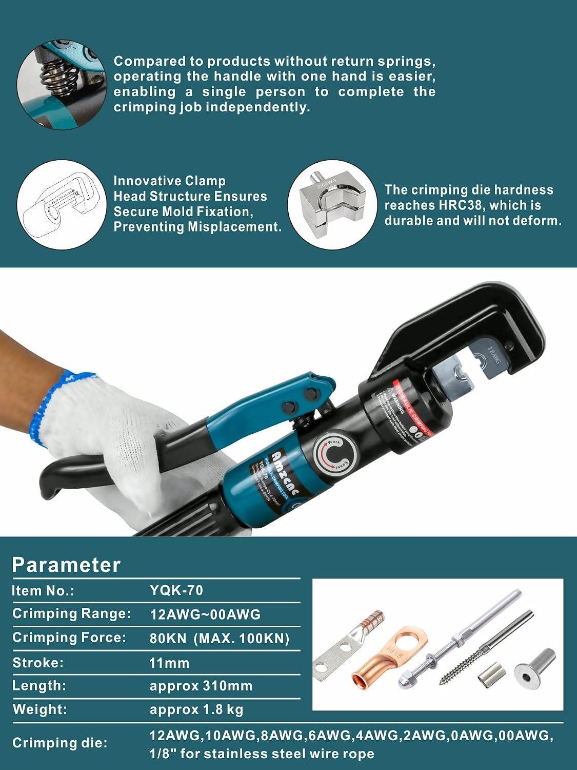 10-Ton Hydraulic Cable Crimper Review: Our Shop Fit?