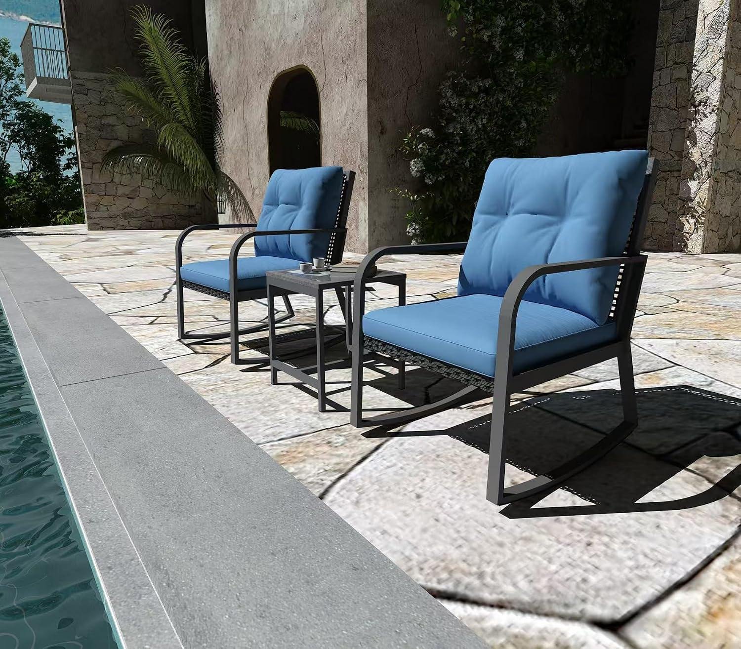 Rocking Bistro Patio Set Review: My Backyard Take