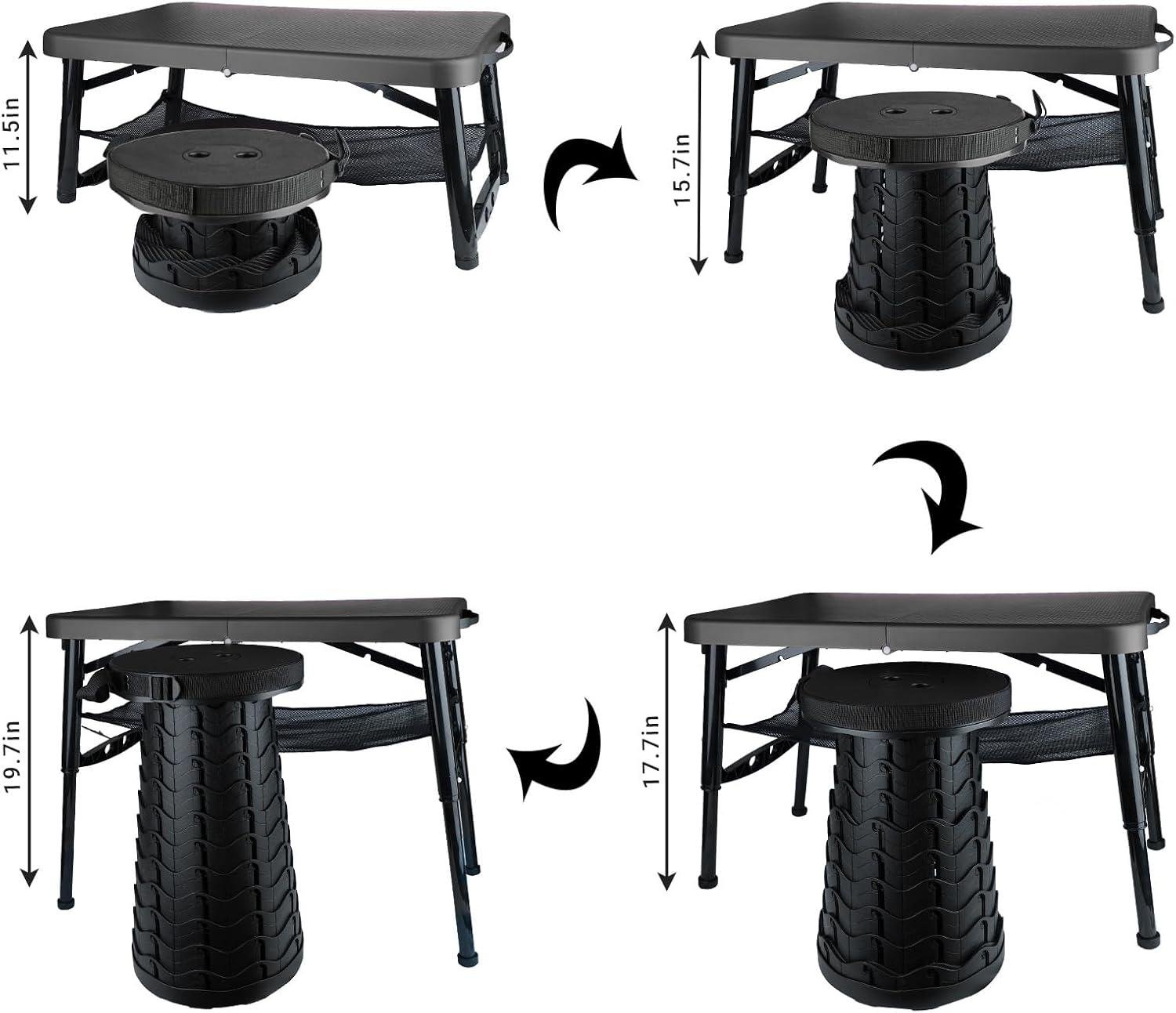 My Take on This 4-Foot Folding Table & Stool Set