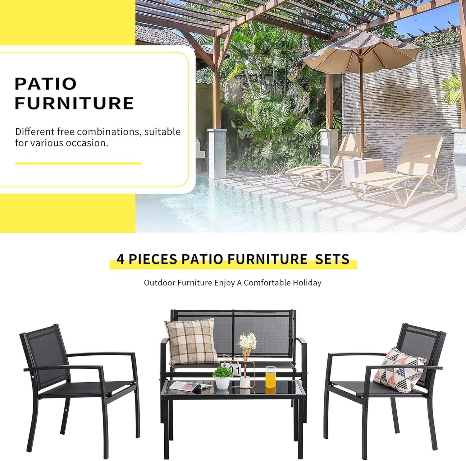 My Take on the Shintenchi 4-Piece Patio Set (Black)