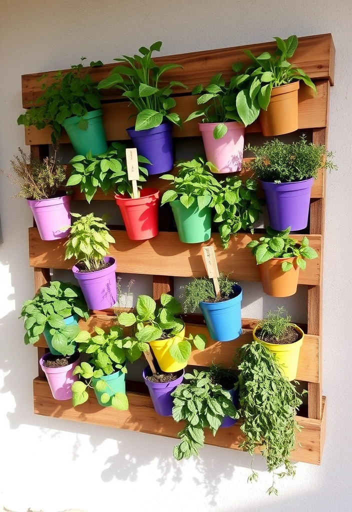 12 Easy Container Herb Garden Ideas That Will Transform Your Small Space! - 1. Vertical Herb Garden