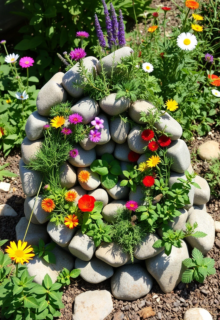 12 Easy Container Herb Garden Ideas That Will Transform Your Small Space! - 5. Herb Spiral Garden