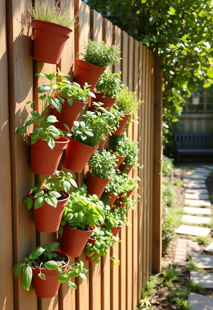 19 Stunning Herb Garden Designs That Will Make Your Neighbors Green with Envy! - 1. Vertical Herb Garden: Maximize Your Space