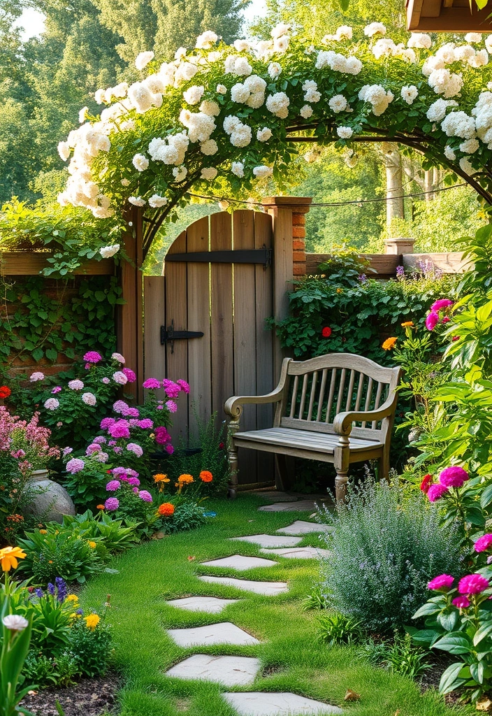 19 Stunning Herb Garden Designs That Will Make Your Neighbors Green with Envy! - 4. Cottage-Style Herb Garden