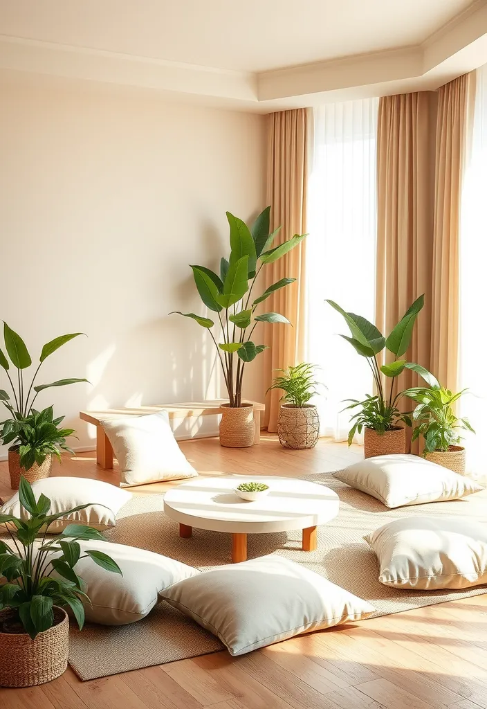 20 Living Room Ideas That'll Make You Want to Curl Up and Never Leave! (#12 Is a Game-Changer!) - 11. Zen Retreat