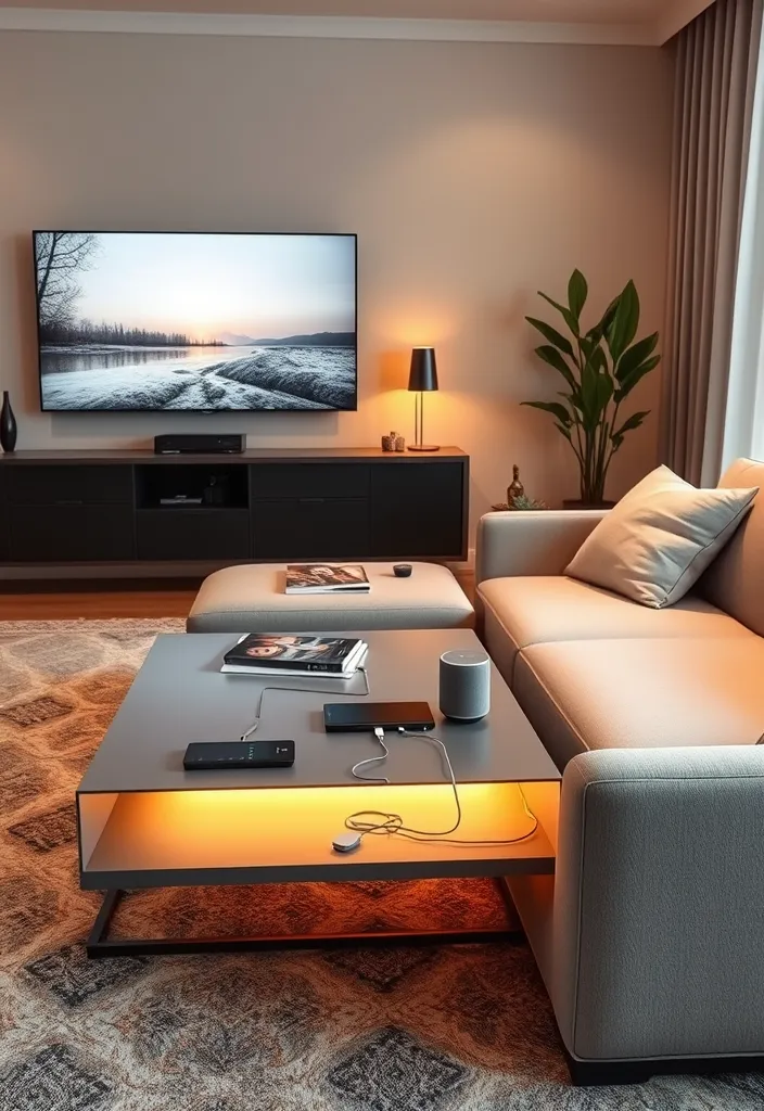 20 Living Room Ideas That'll Make You Want to Curl Up and Never Leave! (#12 Is a Game-Changer!) - 12. The Game-Changer: Smart Living Room