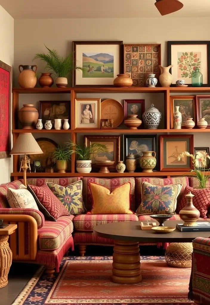 20 Living Room Ideas That'll Make You Want to Curl Up and Never Leave! (#12 Is a Game-Changer!) - 18. Global Inspiration