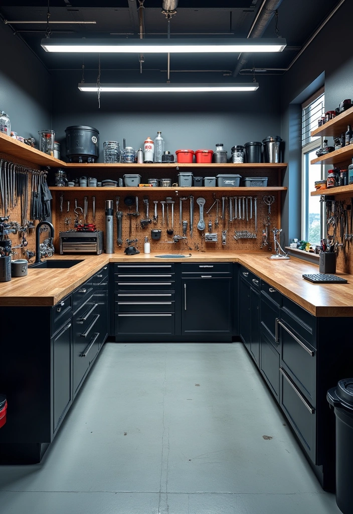 12 Inspiring Garage Workspaces That'll Make Every DIYer Drool (Get Ready to Create Magic!) - 10. The Professional Workshop