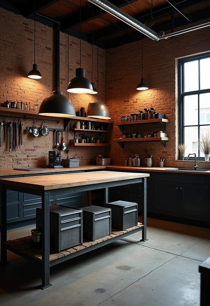 12 Inspiring Garage Workspaces That'll Make Every DIYer Drool (Get Ready to Create Magic!) - 3. The Industrial Workshop
