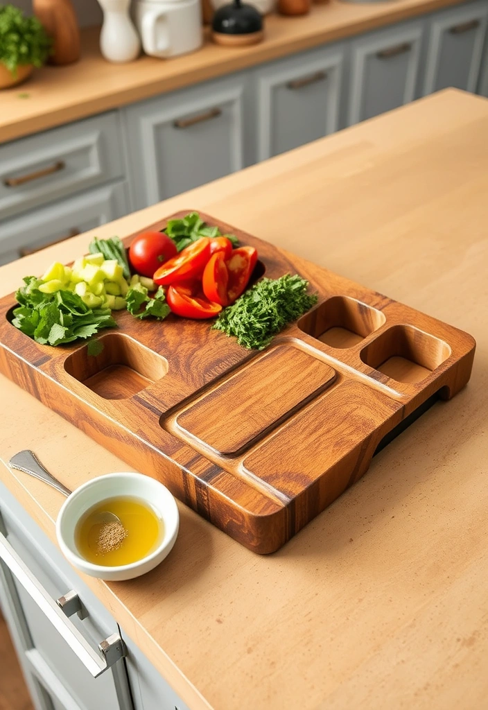 12 Stunning Rustic Cutting Boards That Will Transform Your Kitchen (You Won't Believe #5!) - 5. The Multi-Functional Marvel