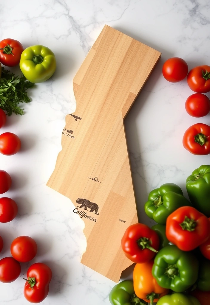 12 Unique Cutting Boards That Will Make Your Friends Jealous (Wait Till You See #5!) - 1. The State-Shaped Cutting Board