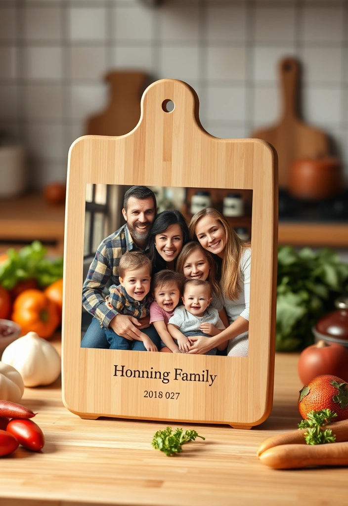 12 Unique Cutting Boards That Will Make Your Friends Jealous (Wait Till You See #5!) - 11. The Personalized Photo Board