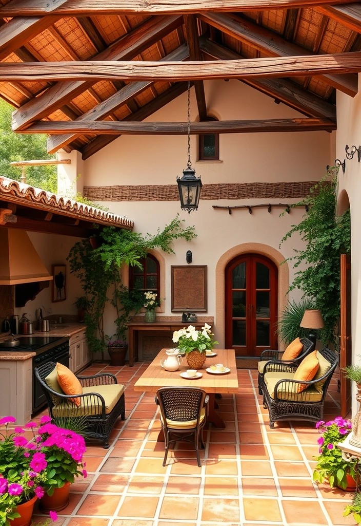 15 Breathtaking Spanish Style Homes That Will Inspire Your Next Renovation! - 4. Rustic Farmhouse Charm