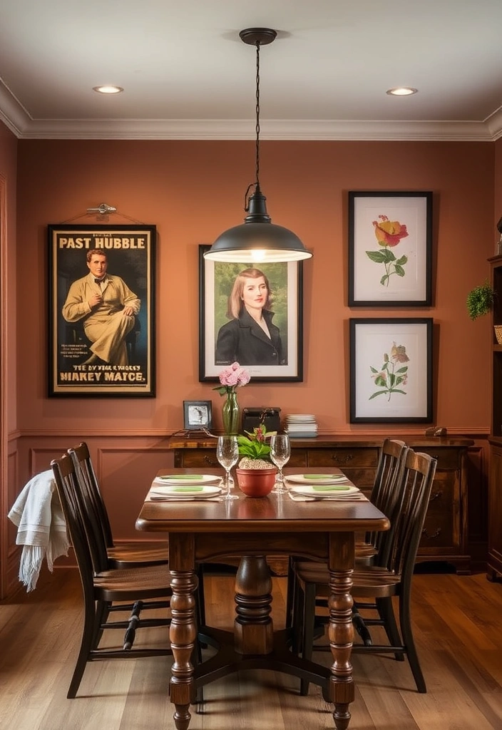 17 Unique Wall Art Ideas That'll Make Your Home Stand Out (Wait Until You See #8!) - 10. Vintage-Inspired Art