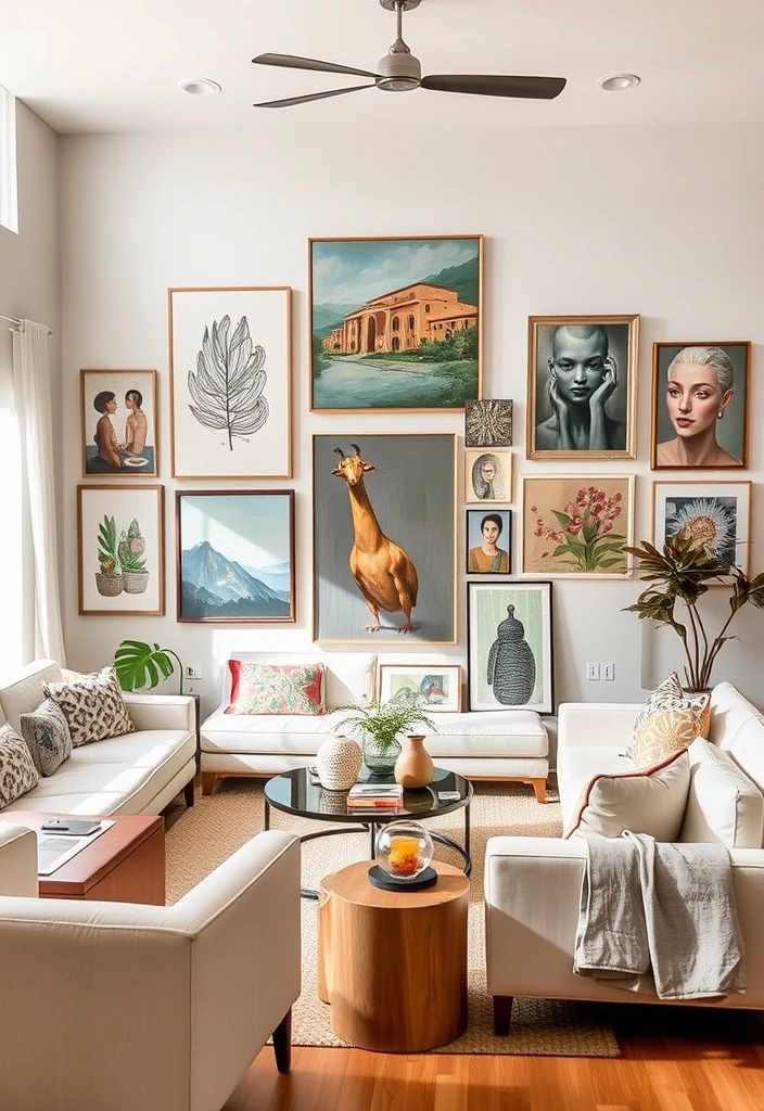 17 Unique Wall Art Ideas That'll Make Your Home Stand Out (Wait Until You See #8!) - 13. Art from Local Artists