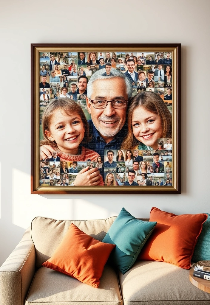 17 Unique Wall Art Ideas That'll Make Your Home Stand Out (Wait Until You See #8!) - 4. Personalized Photo Mosaics