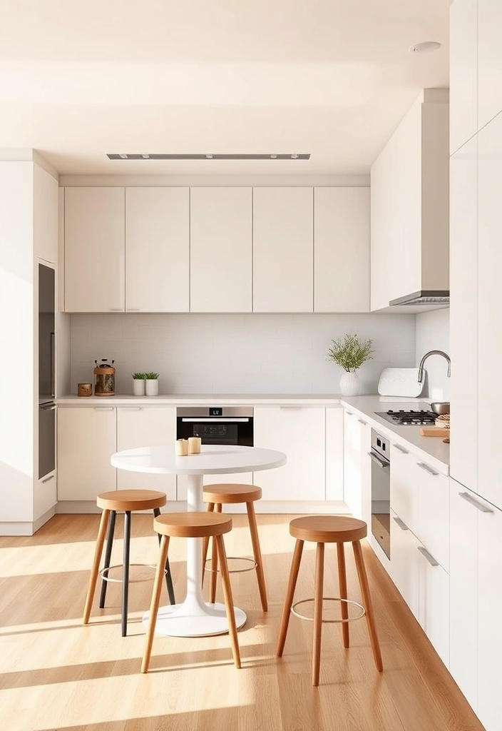 18 Trendy Kitchen Decor Ideas That Prove Less Is More (You’ll Love #7!) - 12. Integrated Dining Spaces