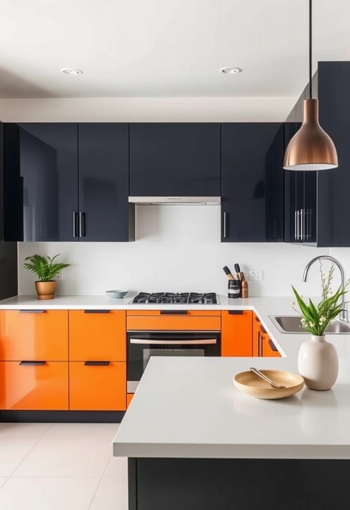 18 Trendy Kitchen Decor Ideas That Prove Less Is More (You’ll Love #7!) - 13. Smart Use of Color