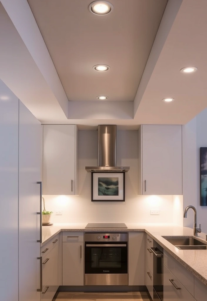 18 Trendy Kitchen Decor Ideas That Prove Less Is More (You’ll Love #7!) - 14. Layered Lighting
