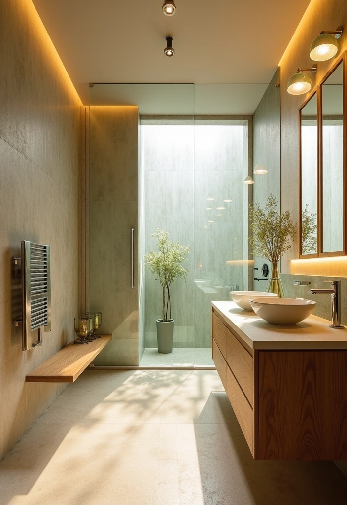 21 Jaw-Dropping Bathroom Transformations That Prove Small Can Be Stunning! - 14. Eco-Friendly Design: Sustainability Meets Style