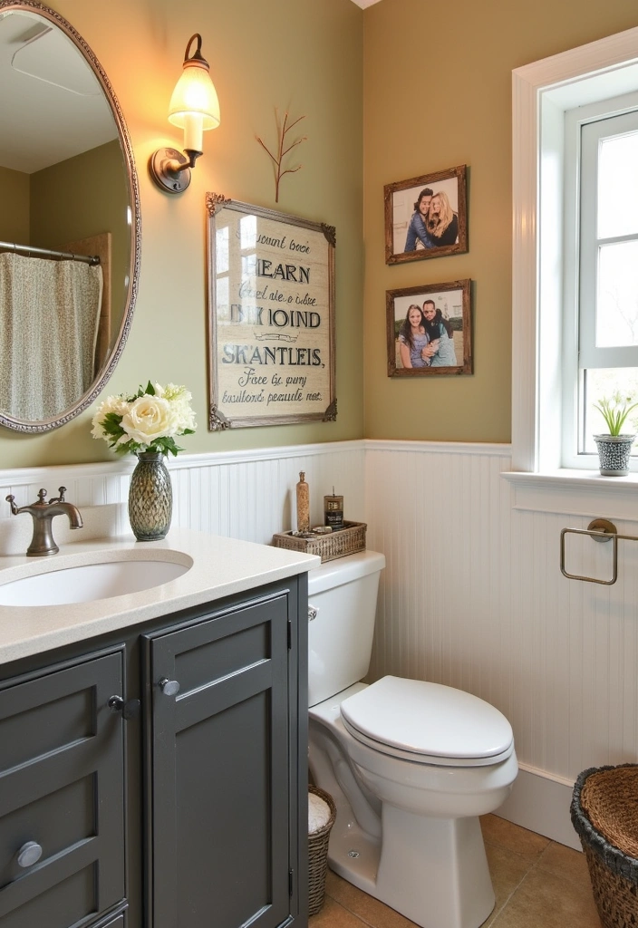 21 Jaw-Dropping Bathroom Transformations That Prove Small Can Be Stunning! - 15. Personal Touches: Reflecting Your Style