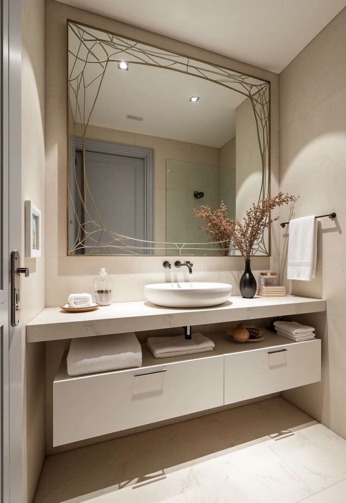 21 Jaw-Dropping Bathroom Transformations That Prove Small Can Be Stunning! - 16. Clever Mirror Placement: Enhancing Space Perception