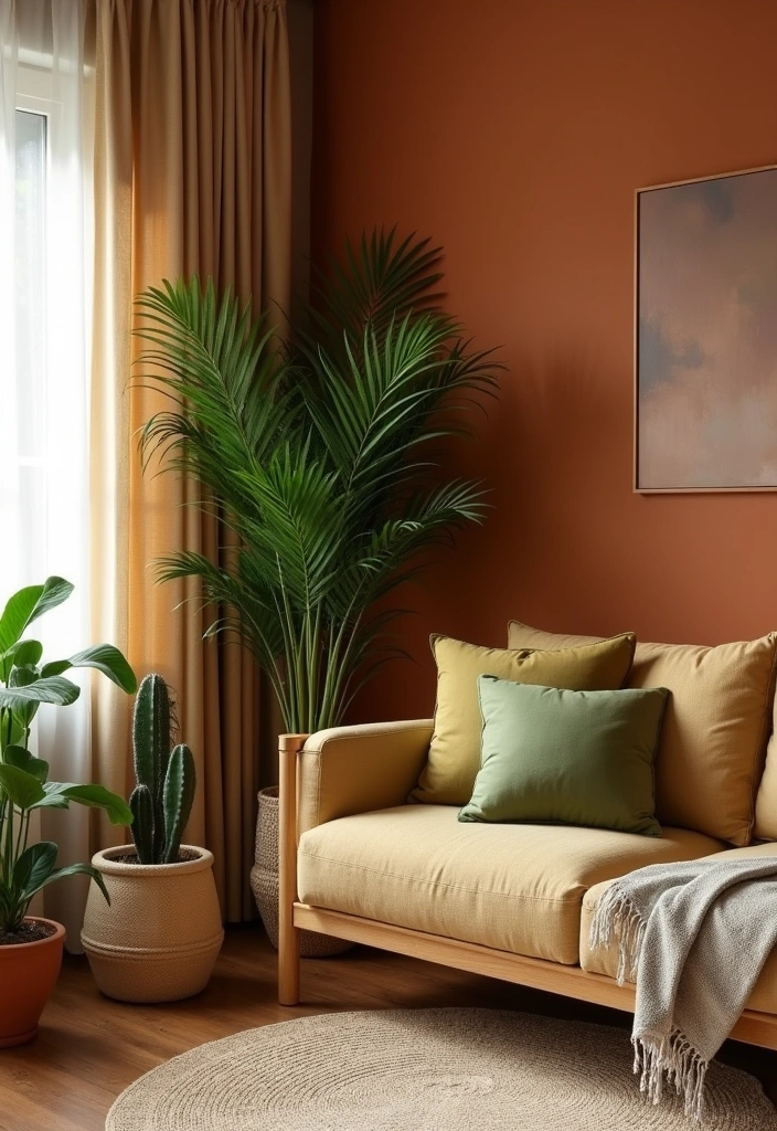 25 Living Room Ideas That Will Make You Never Want to Leave Home Again (#13 Is a Game-Changer!) - 1. Earthy Tones for a Warm Ambiance