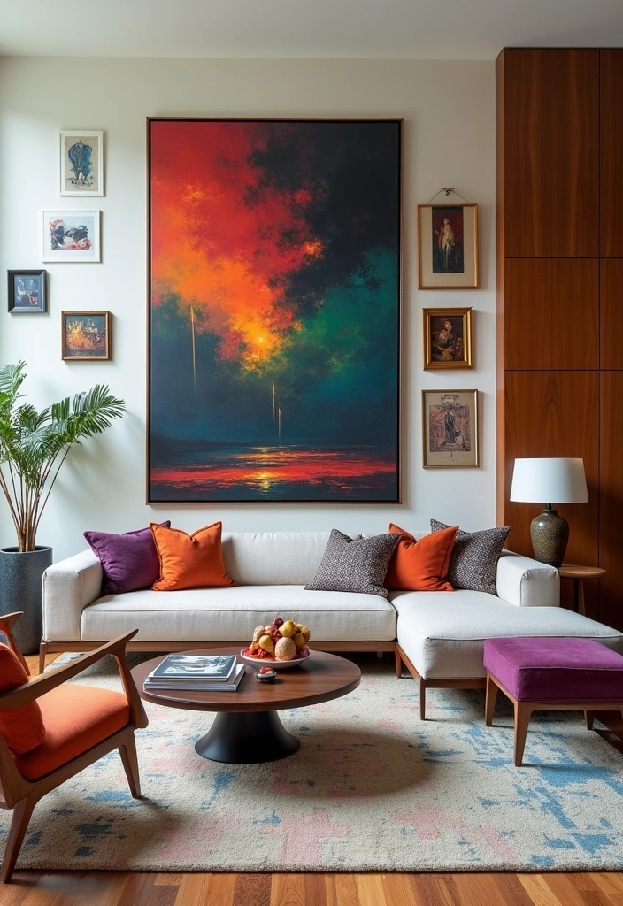 25 Living Room Ideas That Will Make You Never Want to Leave Home Again (#13 Is a Game-Changer!) - 14. Artistic Expressions