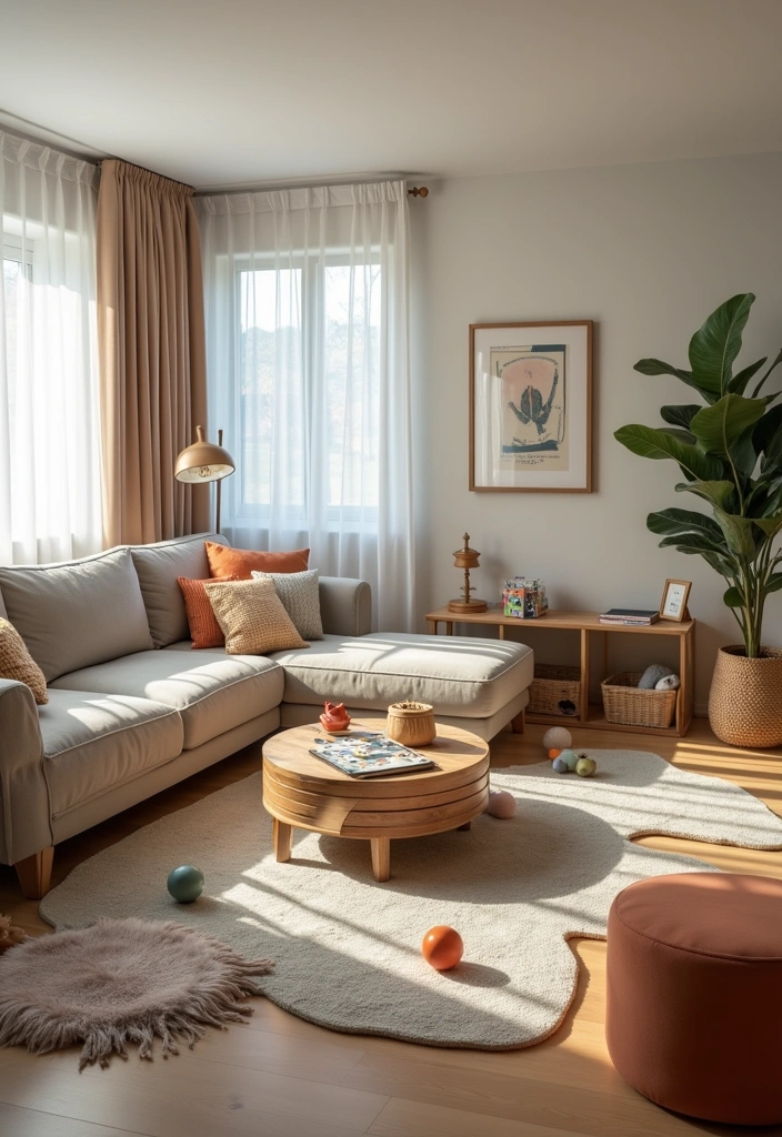 25 Living Room Ideas That Will Make You Never Want to Leave Home Again (#13 Is a Game-Changer!) - 7. Family-Friendly Spaces