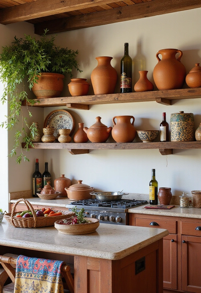 10 Elegant Kitchen Shelf Ideas to Elevate Your Cooking Space (You’ll Love #4!) - 9. Themed Shelving