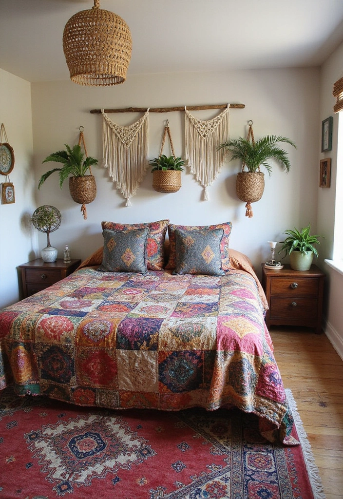 15 Dreamy Bedroom Aesthetic Ideas That Will Transform Your Space! - 1. Bohemian Bliss