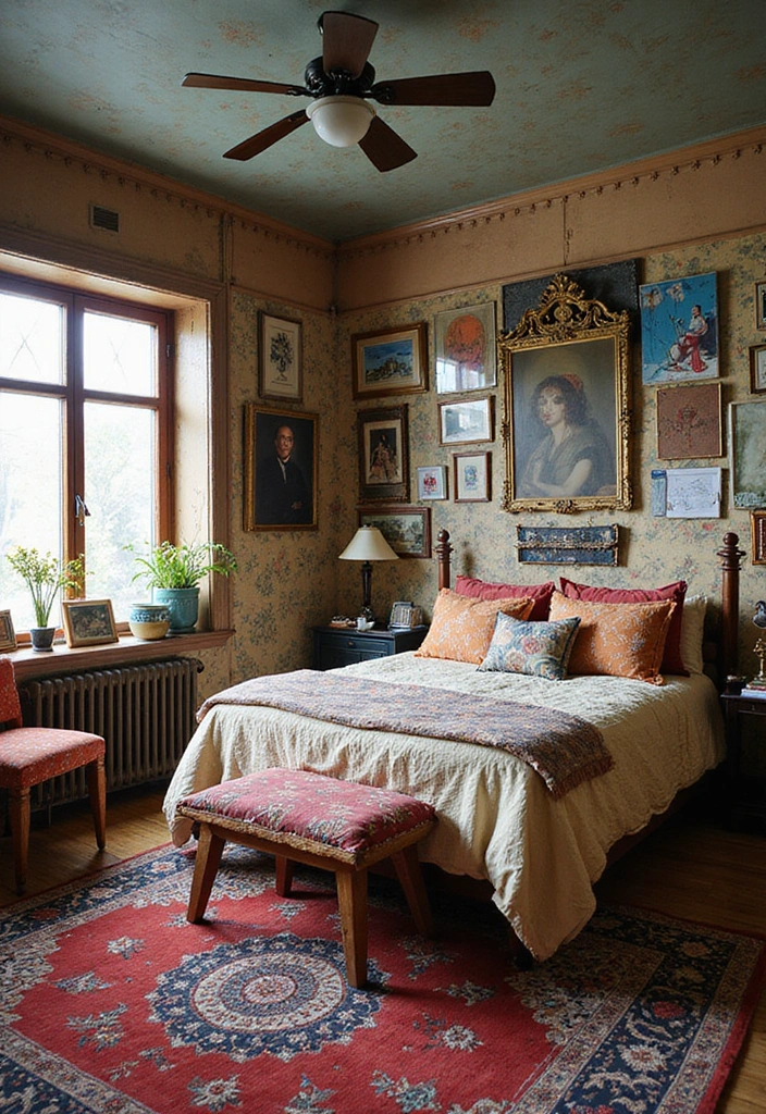 15 Dreamy Bedroom Aesthetic Ideas That Will Transform Your Space! - 10. Eclectic Mix