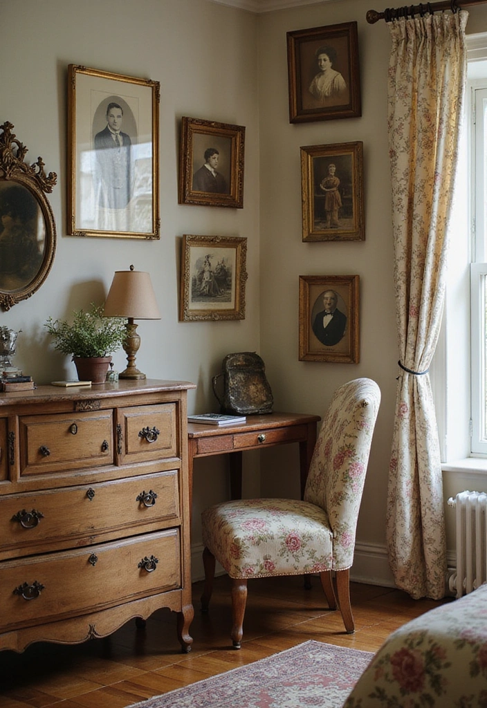 15 Dreamy Bedroom Aesthetic Ideas That Will Transform Your Space! - 3. Vintage Charm