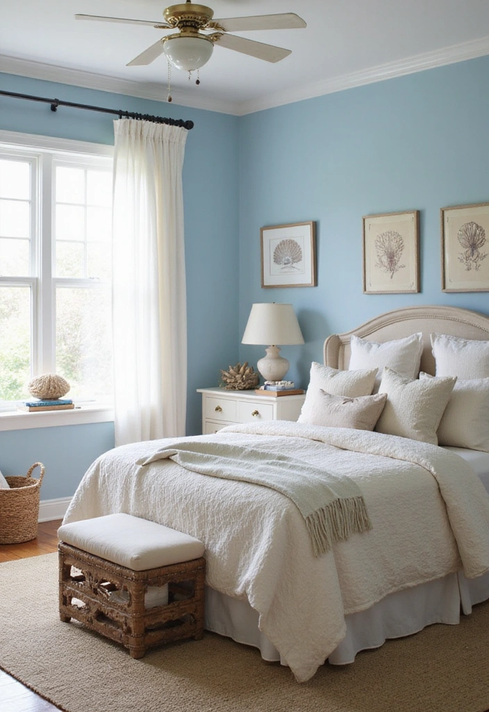15 Dreamy Bedroom Aesthetic Ideas That Will Transform Your Space! - 6. Coastal Vibes
