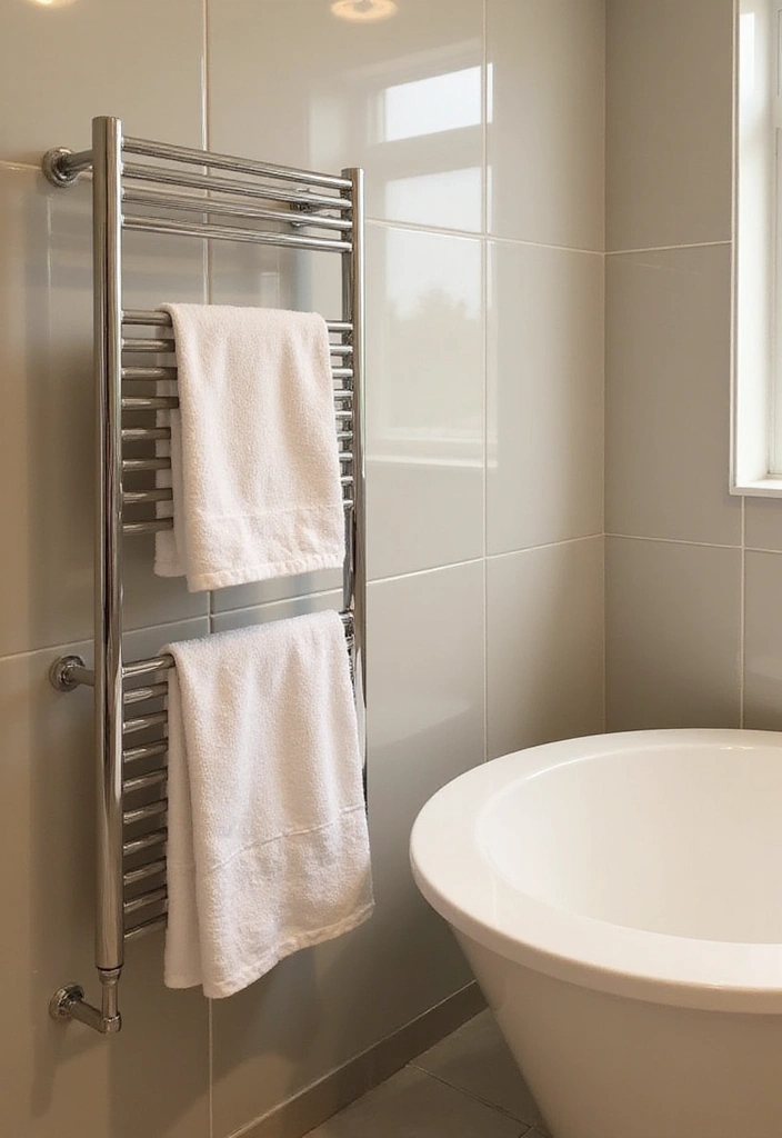 19 Creative Wall Storage Ideas for Small Bathrooms You’ll Love! - 9. Towel Racks with Style