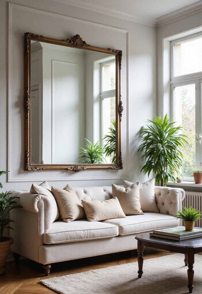 19 Space-Saving Decor Hacks for Small Apartments (You’ll Love #8!) - 3. Use Mirrors to Create Illusion of Space